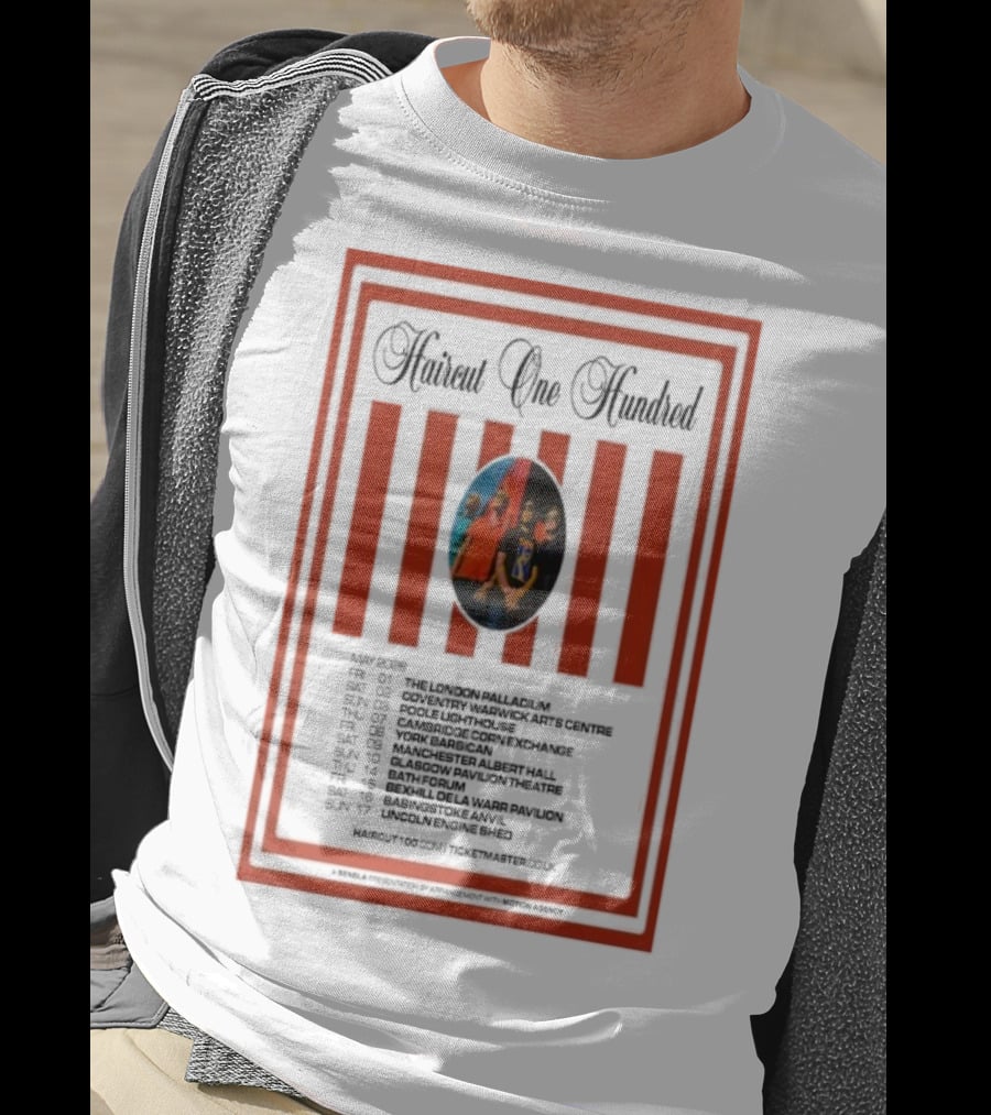 Haircut One Hundred May 2026 UK Tour Dates And Locations T-Shirt