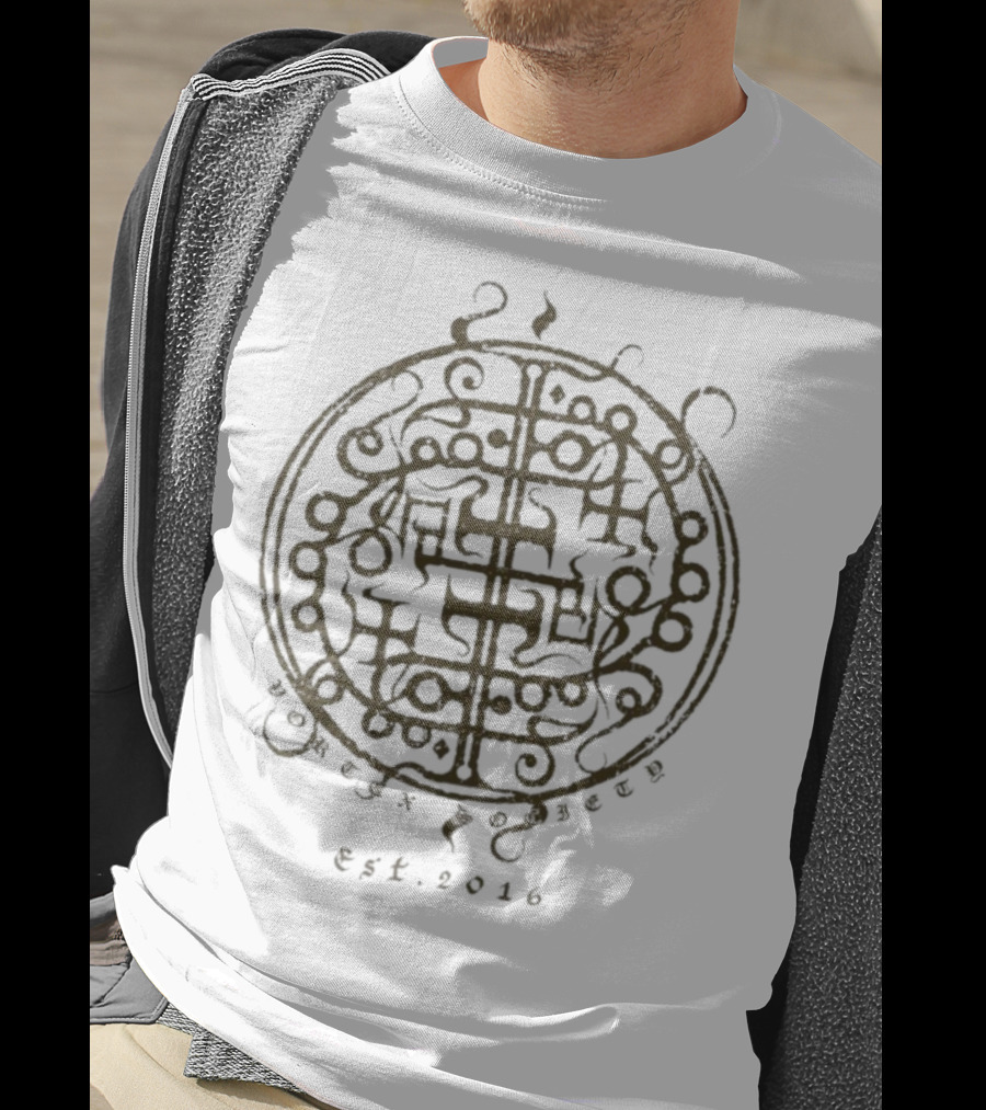 Gaerea Sigil Est. 2016 Circular Symbol Intricate Design T-Shirt