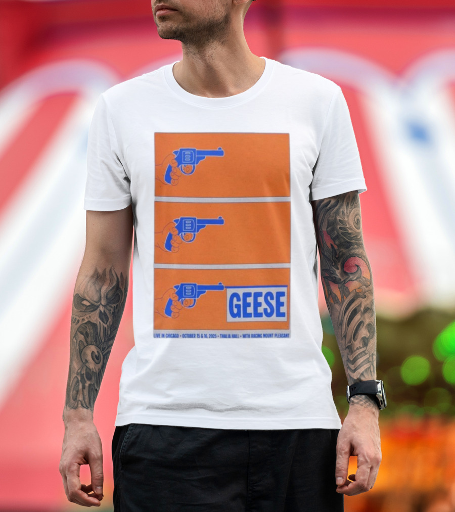 GEESE Live In Chicago Thalia Hall October 15 16 2025 Racing Mount Pleasant T-Shirt