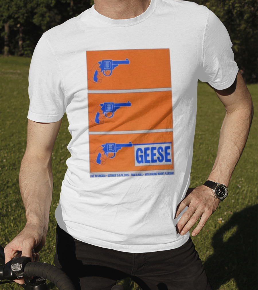 GEESE Live In Chicago Thalia Hall October 15 16 2025 Racing Mount Pleasant T-Shirt