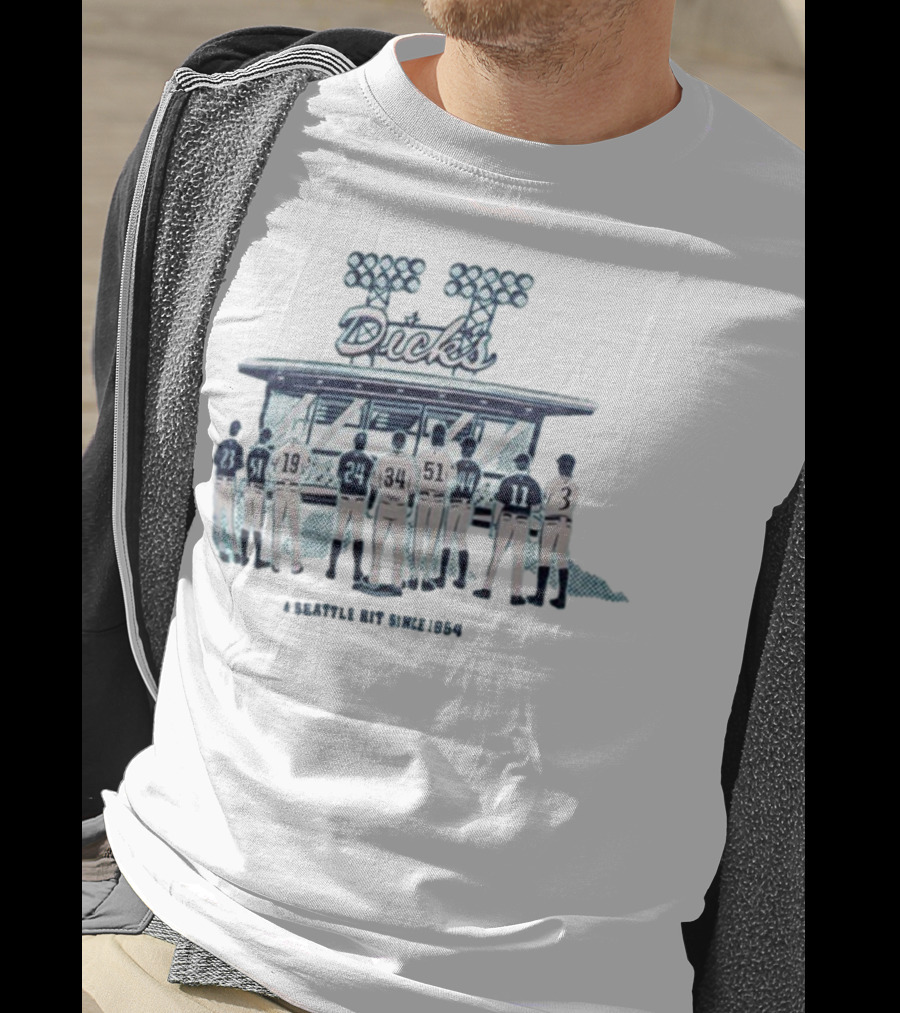 Dick's Seattle Hit Since 1954 Baseball Team Lineup Retro Scene T-Shirt