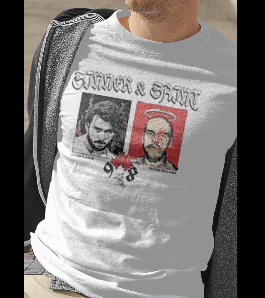Sinner Saint Judas Icarus Travis Williams Canadian Wrestling Portraits T-Shirt