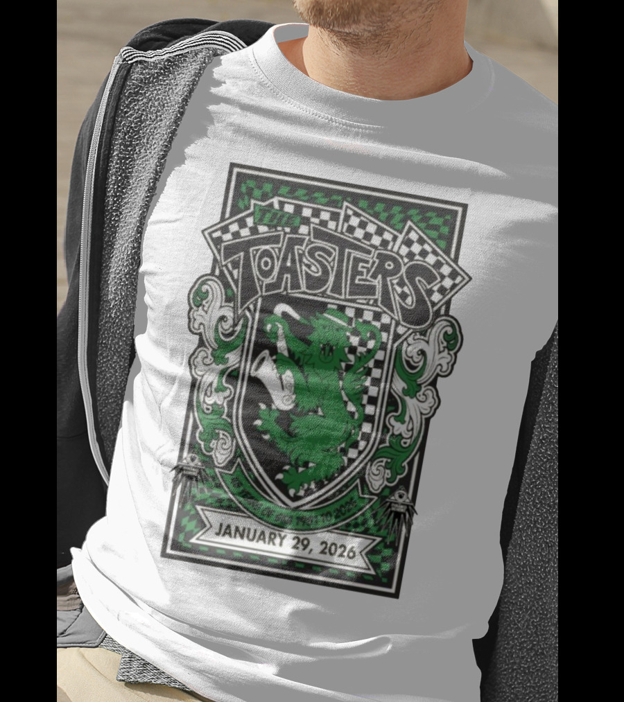 The Toasters Grand Rapids MI January 29 2026 45 Years Of Ska 1981 To 2026 T-Shirt