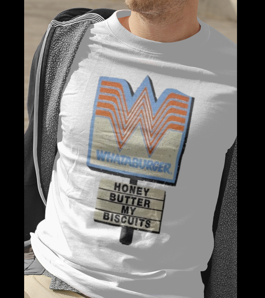 Whataburger Honey Butter My Biscuits Retro Logo T-Shirt