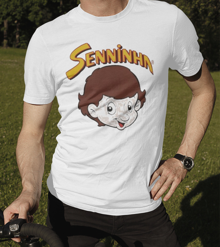 Senninha Ayrton Senna Character Merchandising T-Shirt