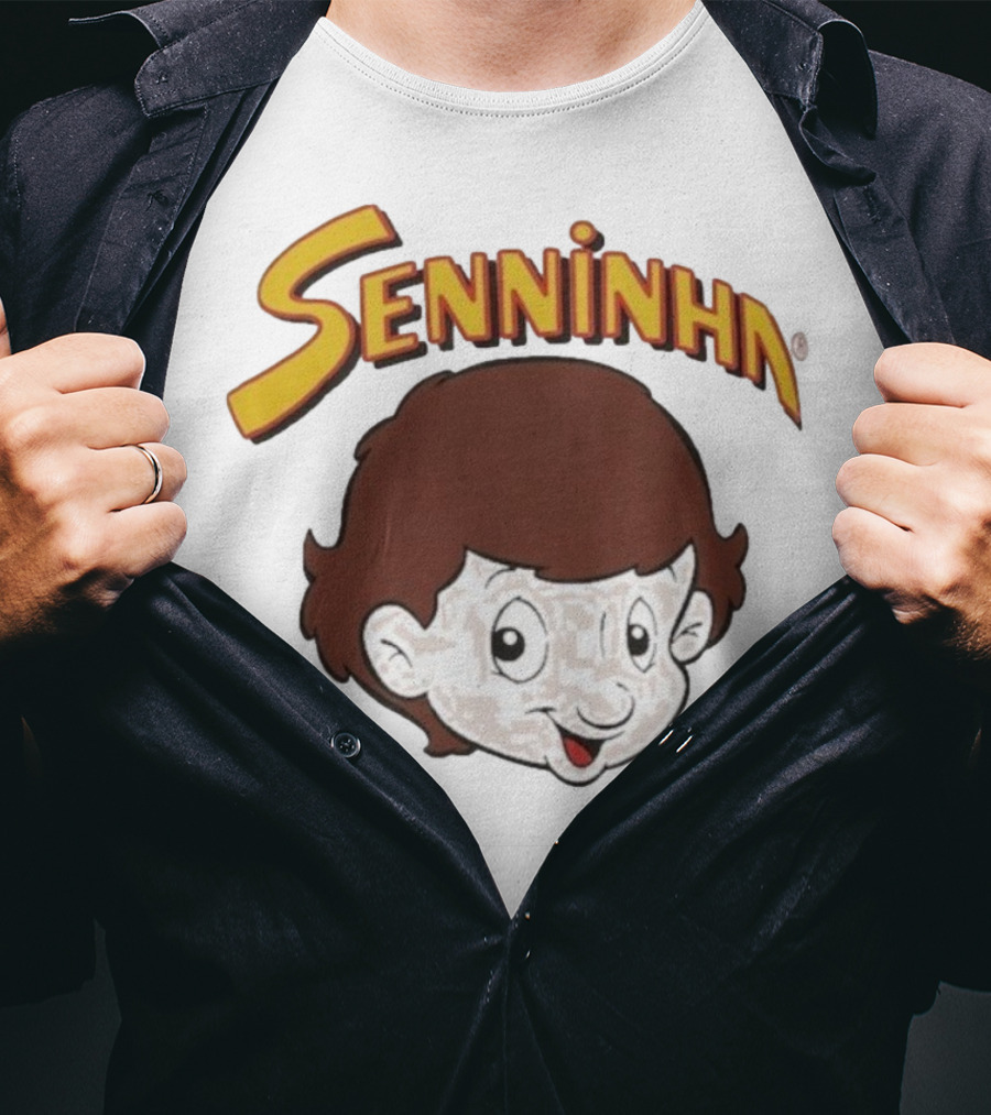 Senninha Ayrton Senna Character Merchandising T-Shirt