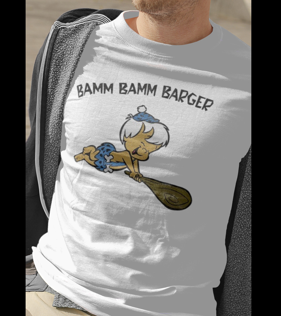Bamm Bamm Barger The Flintstones Vintage Movie Icon T-Shirt