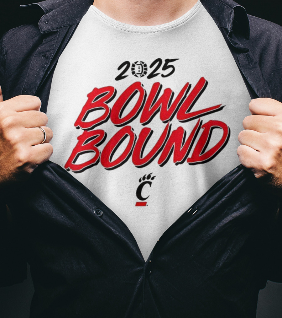 Cincinnati Bearcats 2025 Bowl Bound T-Shirt