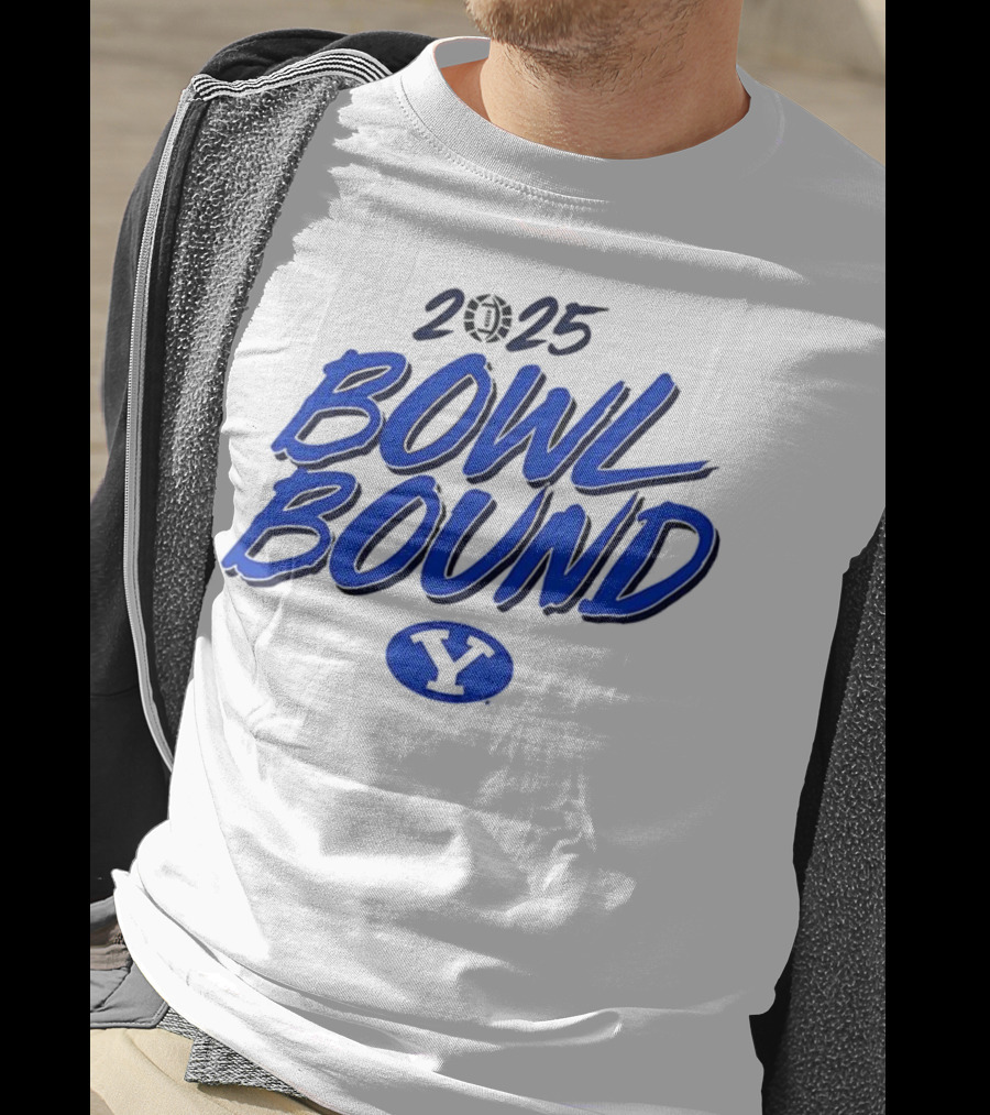 2025 Bowl Bound BYU Cougars Football Y Logo T-Shirt
