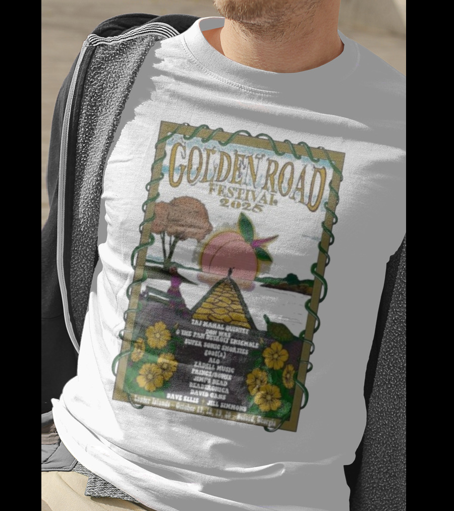 Golden Road Festival Buford Georgia October 17-20 2025 Taj Mahal Quintet Concert Event T-Shirt