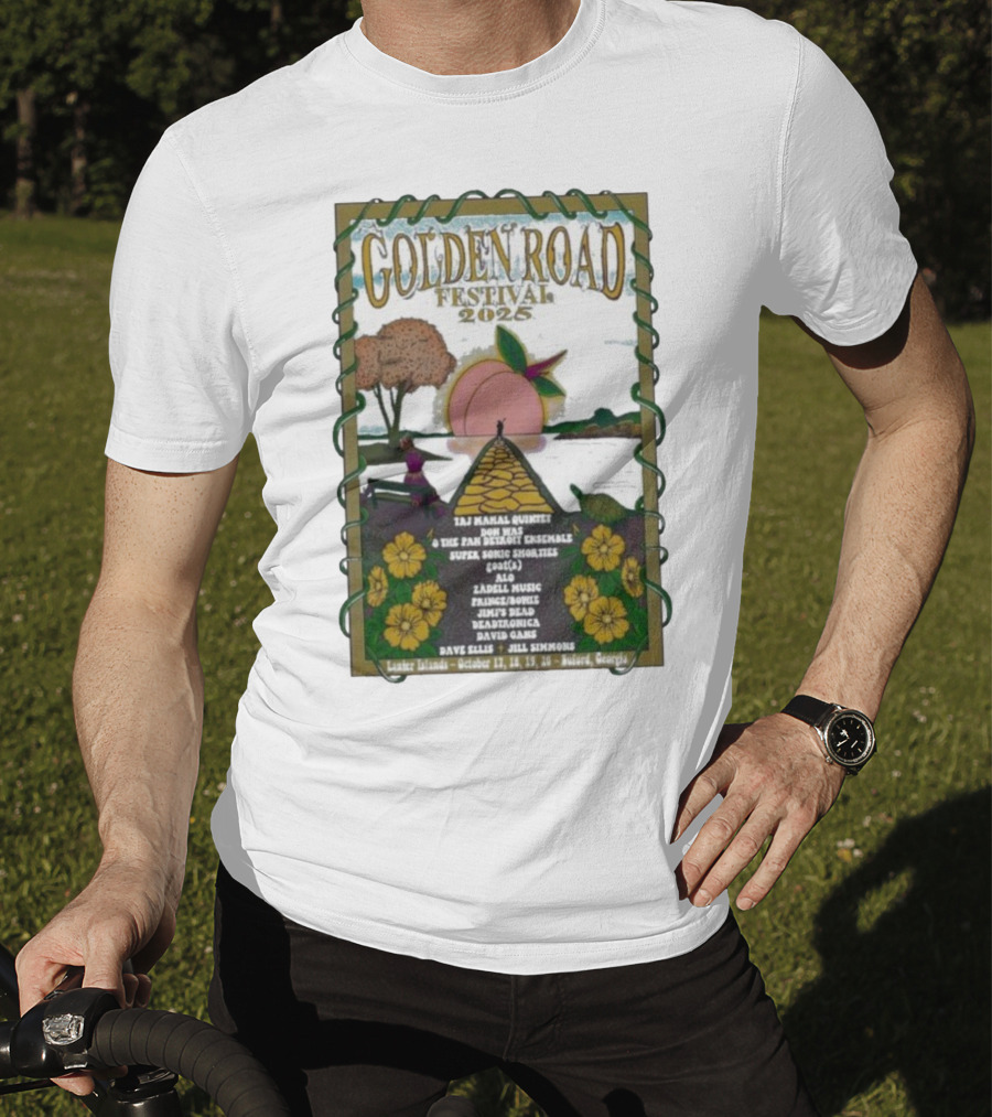 Golden Road Festival Buford Georgia October 17-20 2025 Taj Mahal Quintet Concert Event T-Shirt
