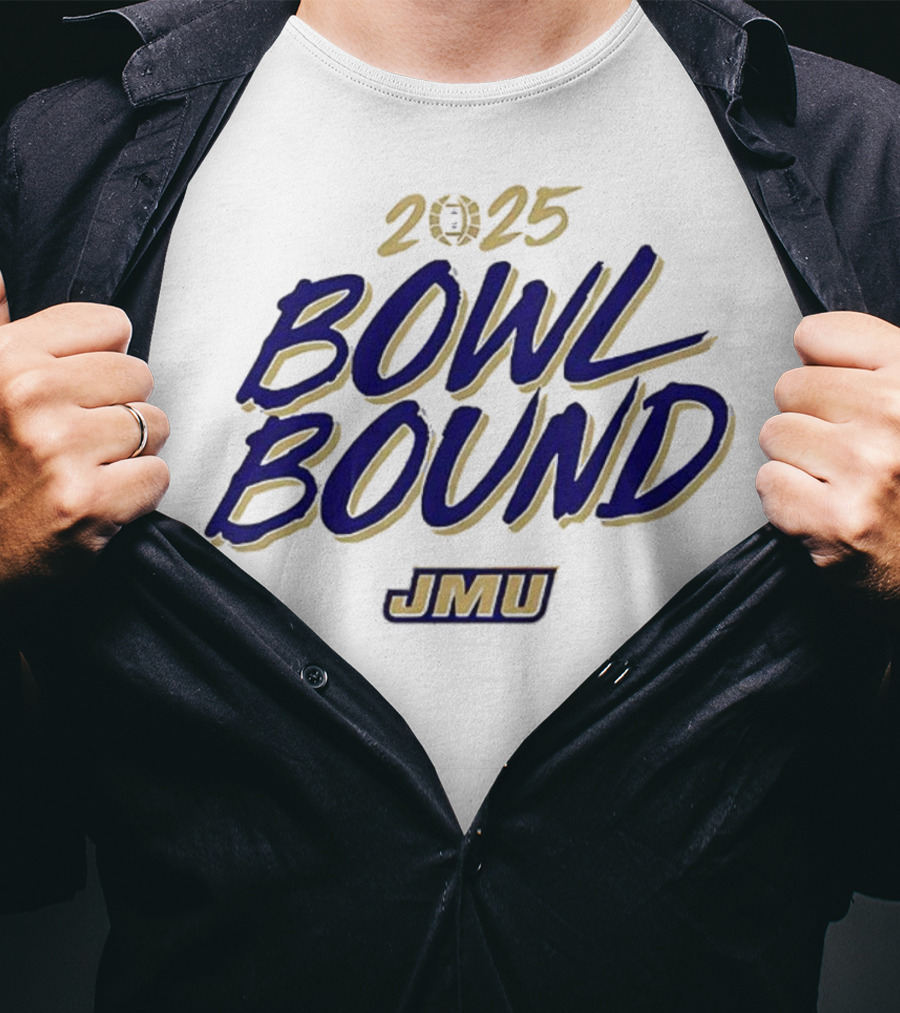 2025 Bowl Bound JMU James Madison Dukes T-Shirt