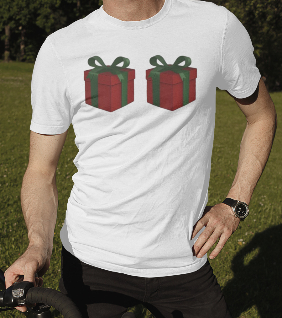 Just Here For The Presents Gifts Holiday Humor T-Shirt