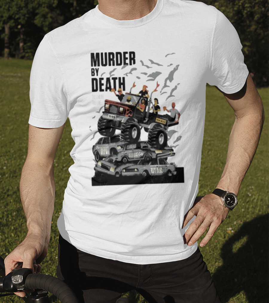 Murder By Death October 19 2025 Salt Lake City Tour Utah Depot Event Monster Truck Illustration T-Shirt