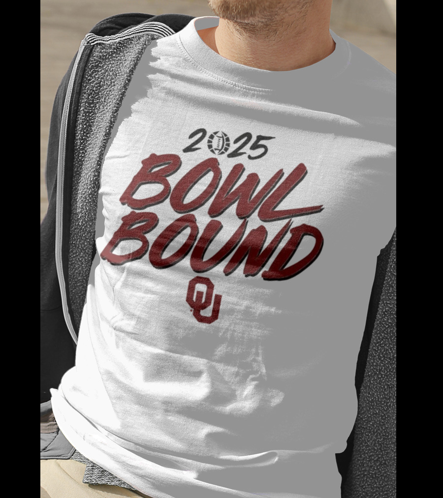 2025 Oklahoma Sooners Bowl Bound OU Logo T-Shirt