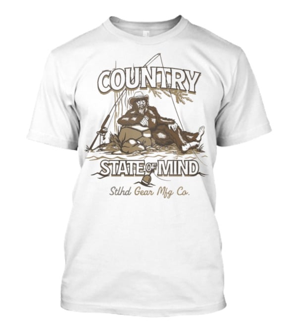 Country State Of Mind Stlhd Gear Mfg Co Fishing T-Shirt