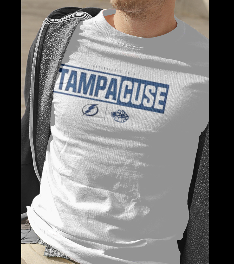 TampaCuse Syracuse Crunch And Tampa Bay Lightning Collaboration T-Shirt