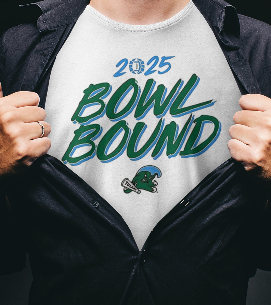 2025 Tulane Green Wave Bowl Bound T-Shirt