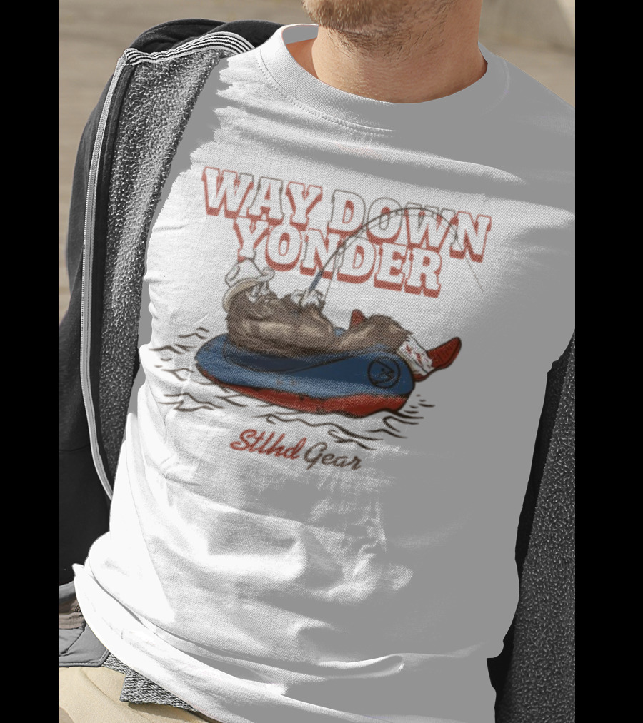 Way Down Yonder Stlhd Gear Cowboy Floating Adventure T-Shirt
