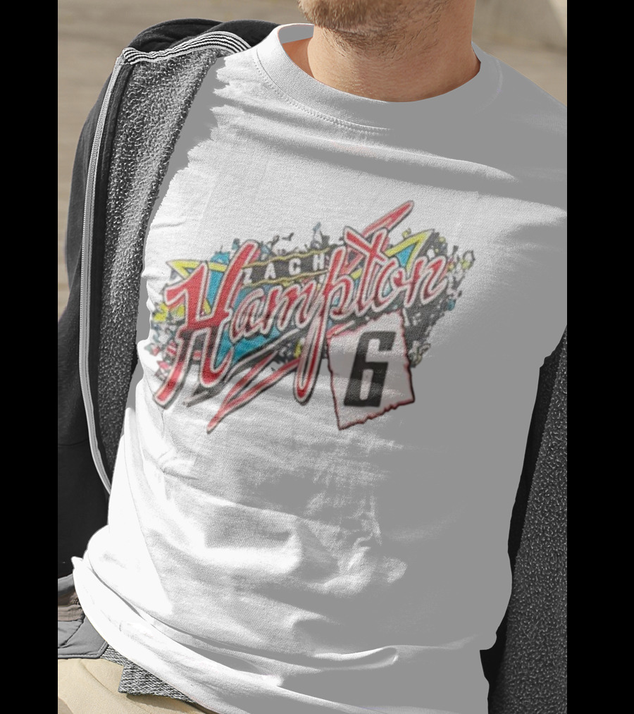 Zach Hampton 6 Vibrant Indiana Style Retro Graffiti T-Shirt