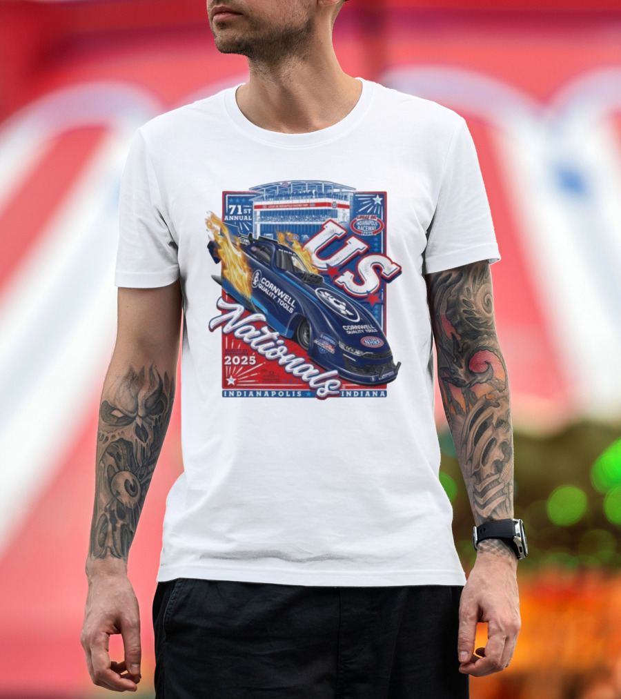 71st Annual Cornwell Quality Tools U.S. Nationals 2025 Indianapolis Raceway Park Indiana Event T-Shirt
