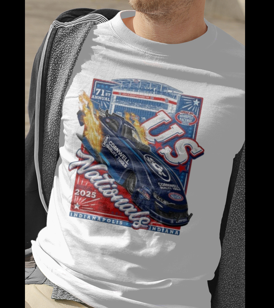 71st Annual Cornwell Quality Tools U.S. Nationals 2025 Indianapolis Raceway Park Indiana Event T-Shirt