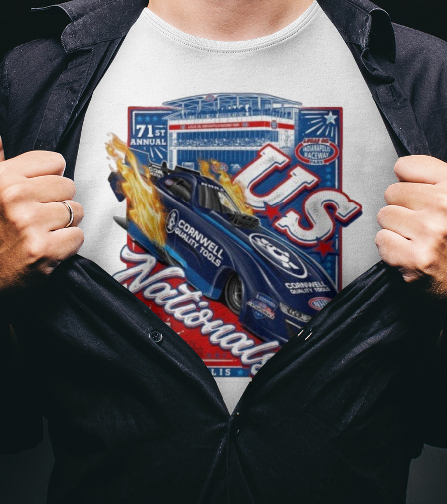 71st Annual Cornwell Quality Tools U.S. Nationals 2025 Indianapolis Raceway Park Indiana Event T-Shirt