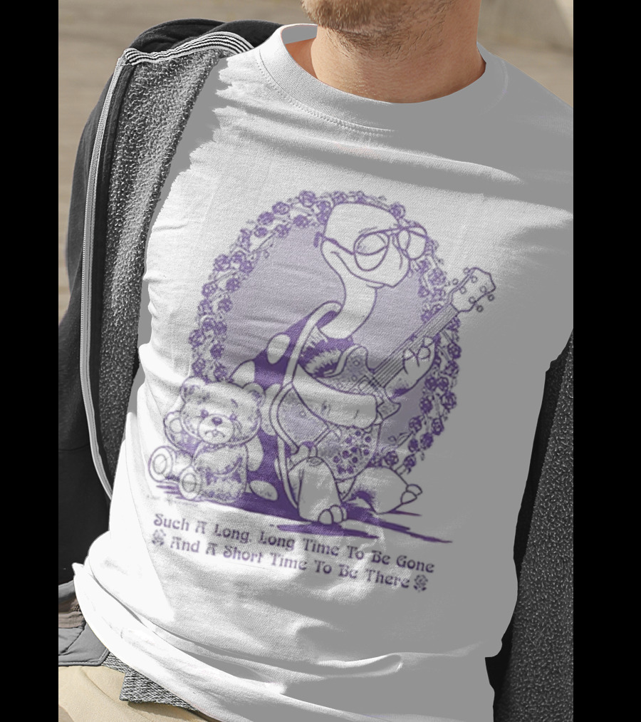 Grateful Dead Bear And Turtle Such A Long Long Time To Be Gone To Get Back Home T-Shirt