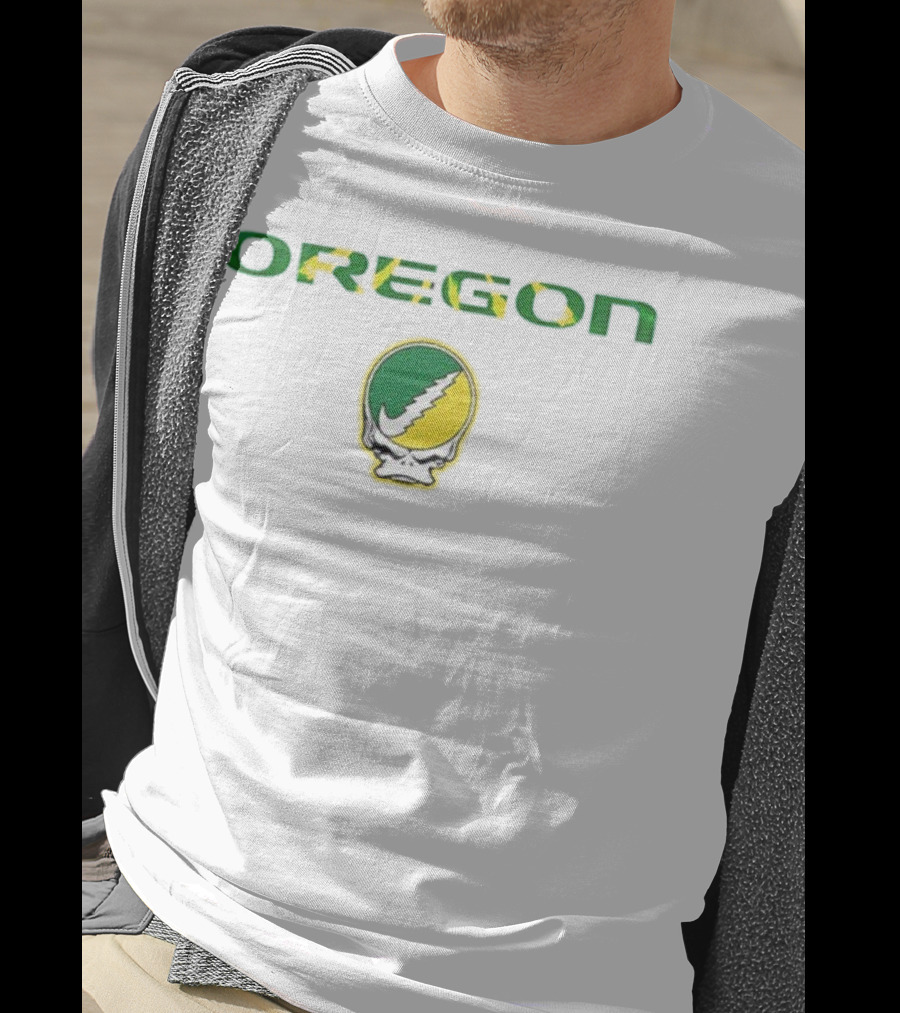 Grateful Dead Oregon Skull Flash Ducks T-Shirt