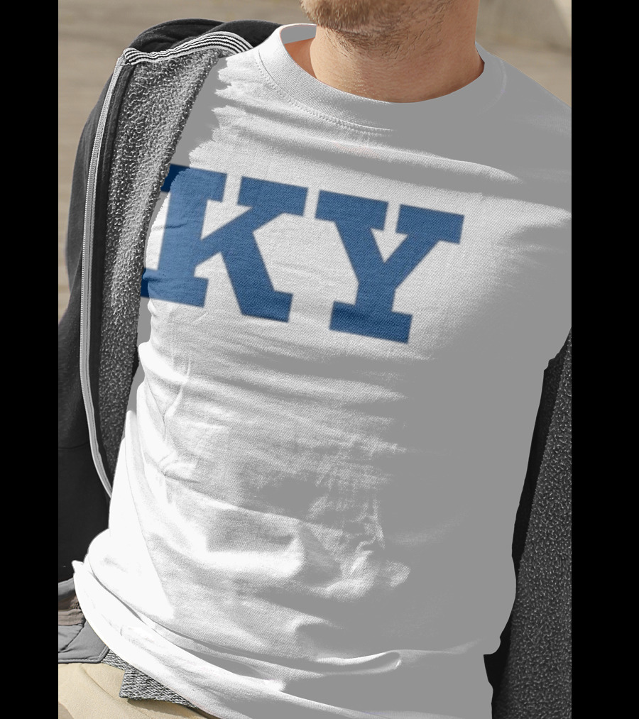 Kentucky KY Bold Blue Letters Iconic State Pride T-Shirt