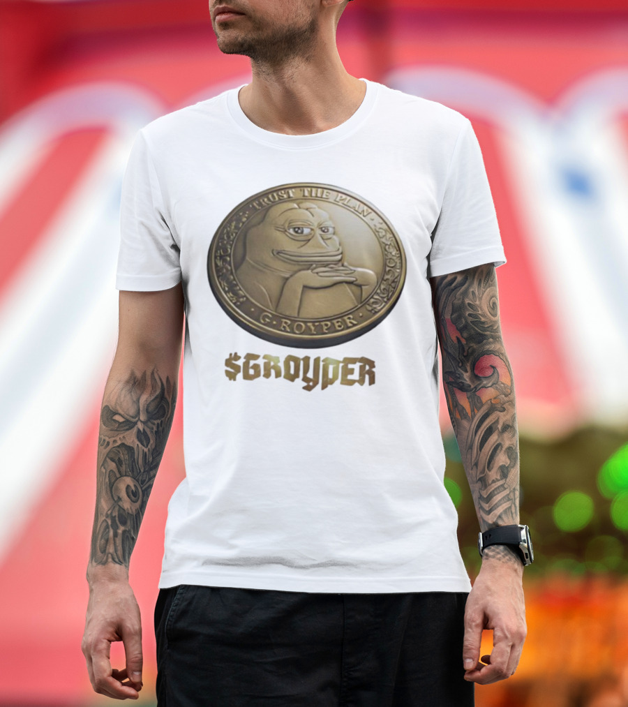 Pepe Frog Trust The Plan Groyper Coin T-Shirt