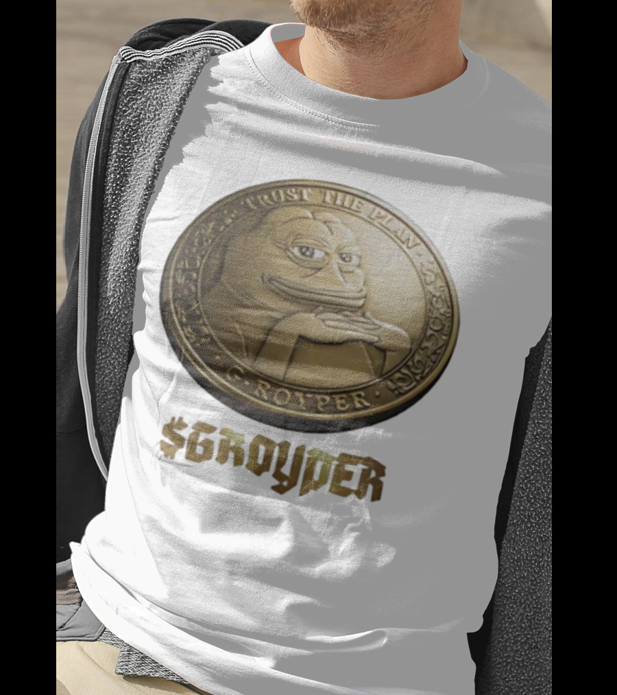 Pepe Frog Trust The Plan Groyper Coin T-Shirt