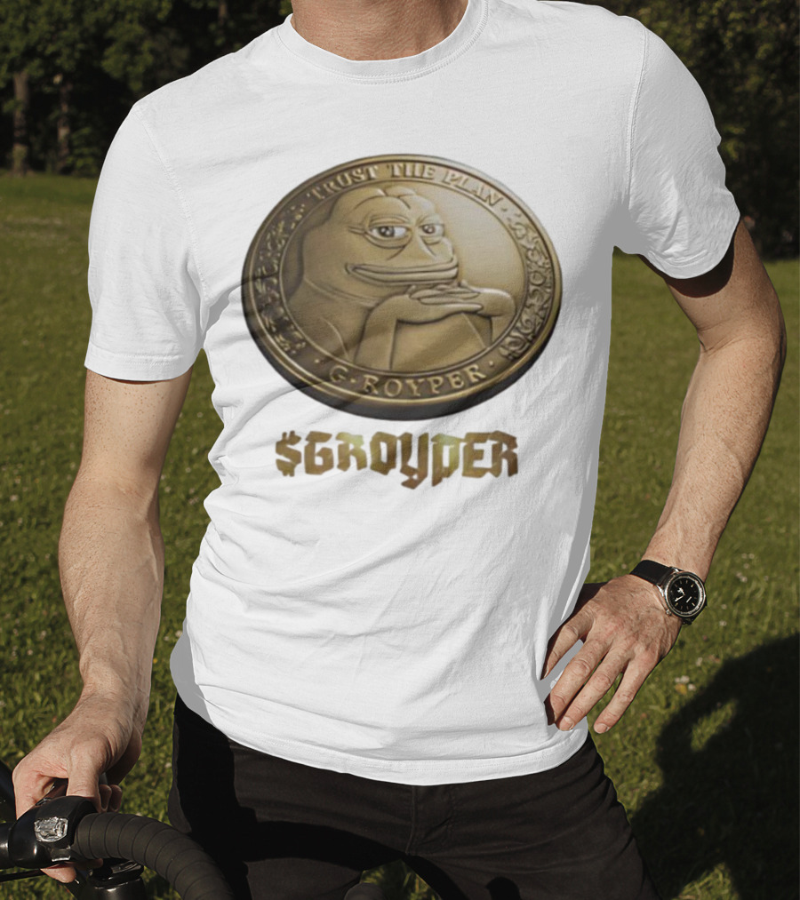 Pepe Frog Trust The Plan Groyper Coin T-Shirt