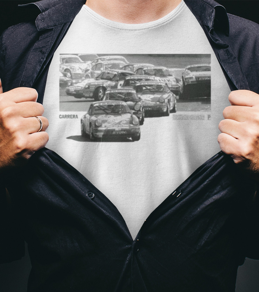 Period Correct Carrera Car Rennen DTM Labatt Euroteam Automobil 1992 1993 Classic Retro Racing Scene T-Shirt