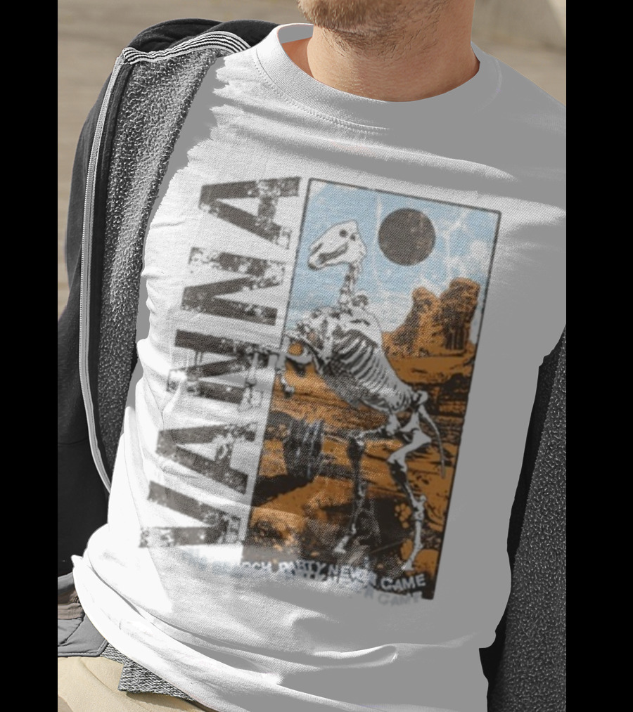 Vanna The Search Party Never Came Skeleton Desert Landscape T-Shirt
