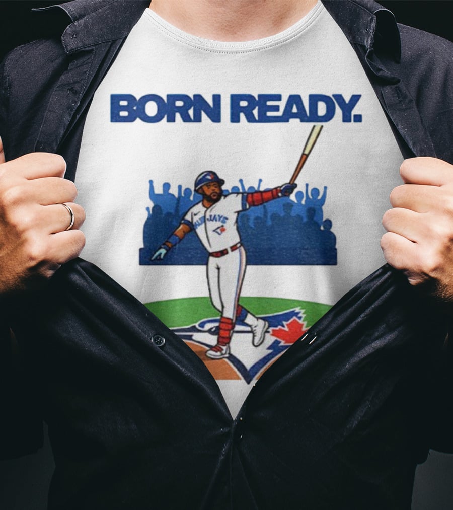 Vladimir Guerrero Jr. Born Ready Toronto Blue Jays MLB Baseball Player T-Shirt