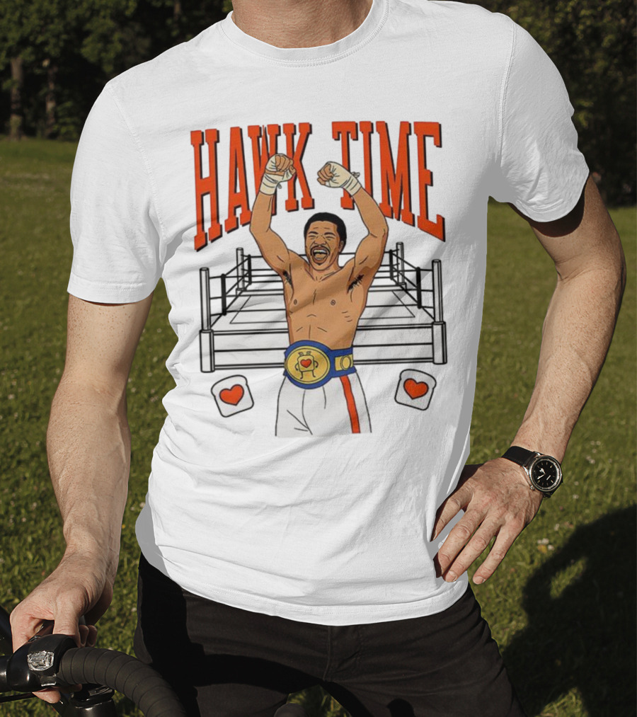 Hawk Time Aaron Pryor Champion Boxer Ring Victory T-Shirt