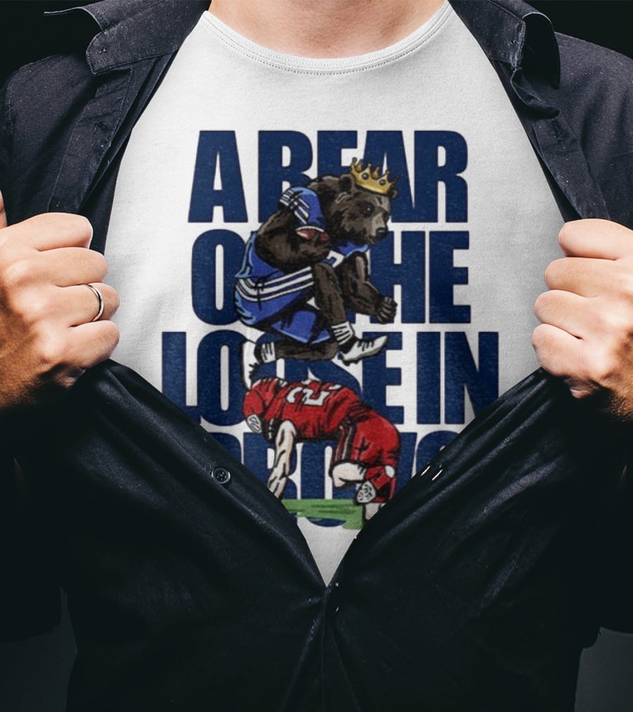 A Bear On The Loose In Provo Jump Over Kansas City Chief T-Shirt