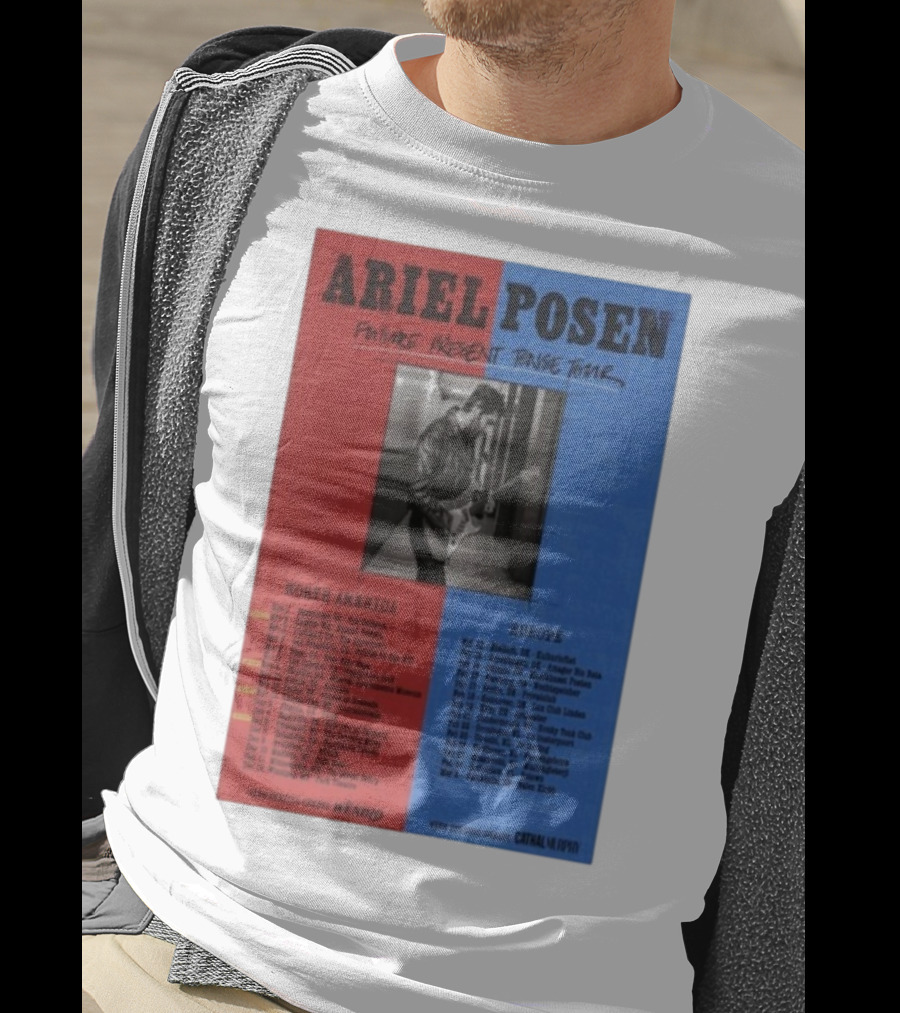 Ariel Posen Future Present Tense Tour North America Europe 2025 2026 Special Guests Wendigo Cathal Murphy T-Shirt