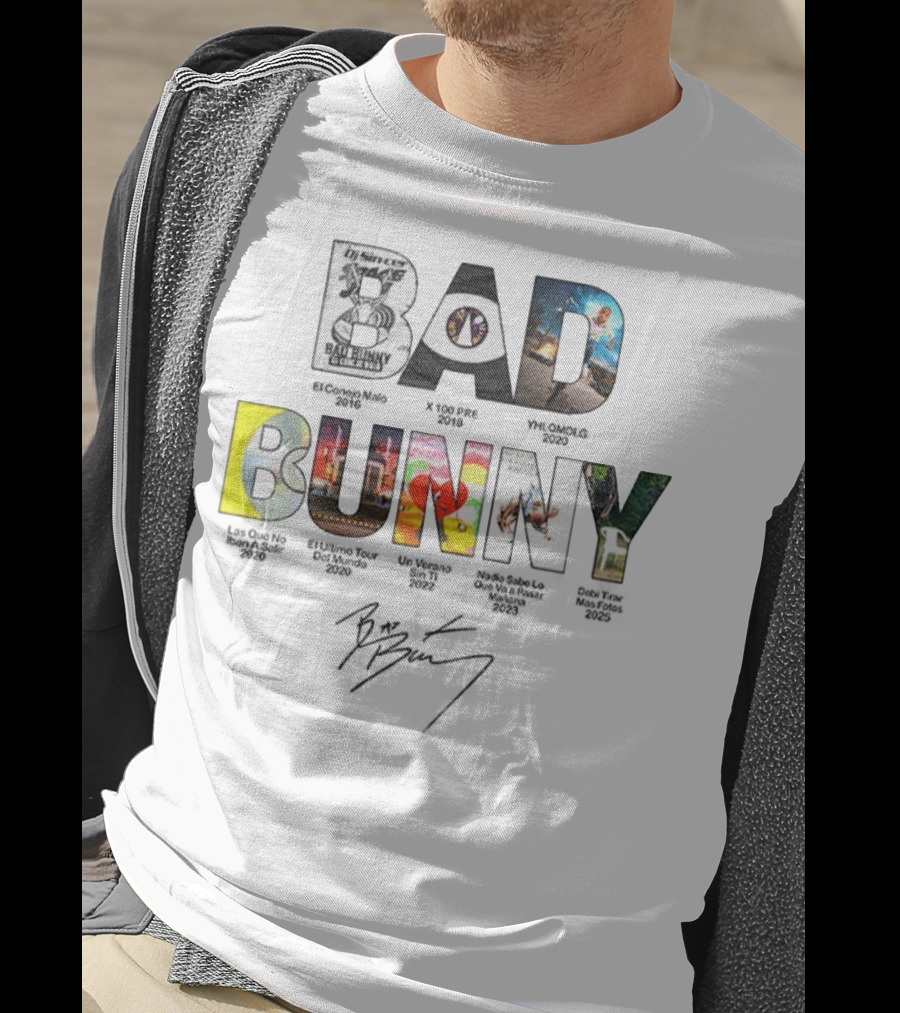 Benito Bowl Bad Bunny Iconic Signature DJ Sinoc Lyrics Event 2023 T-Shirt