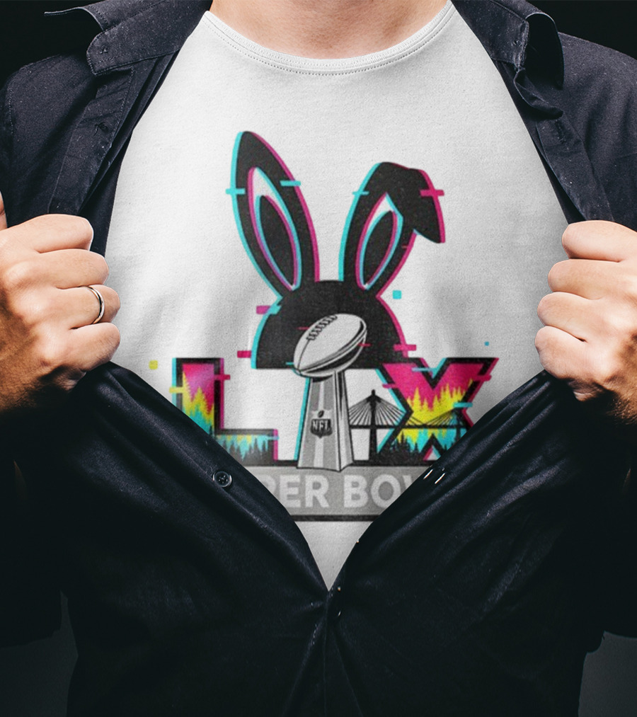 Bad Bunny LVI Super Bowl NFL Halftime Show LAX Stadium T-Shirt