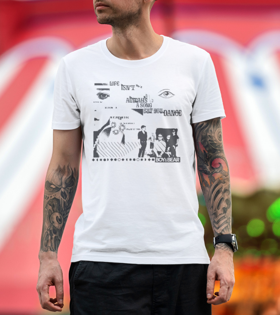 Boy & Bear Life Isn’t Always A Song But You Dance Eye Artwork T-Shirt