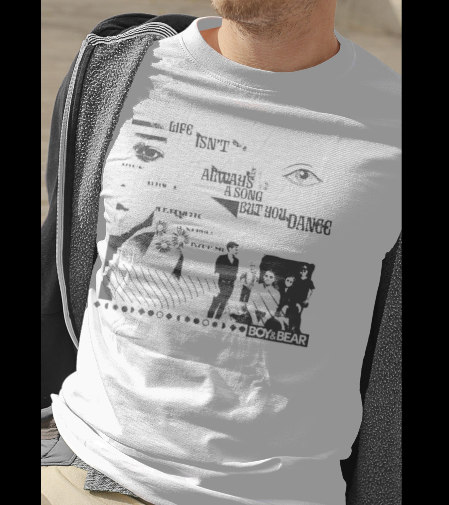 Boy & Bear Life Isn’t Always A Song But You Dance Eye Artwork T-Shirt