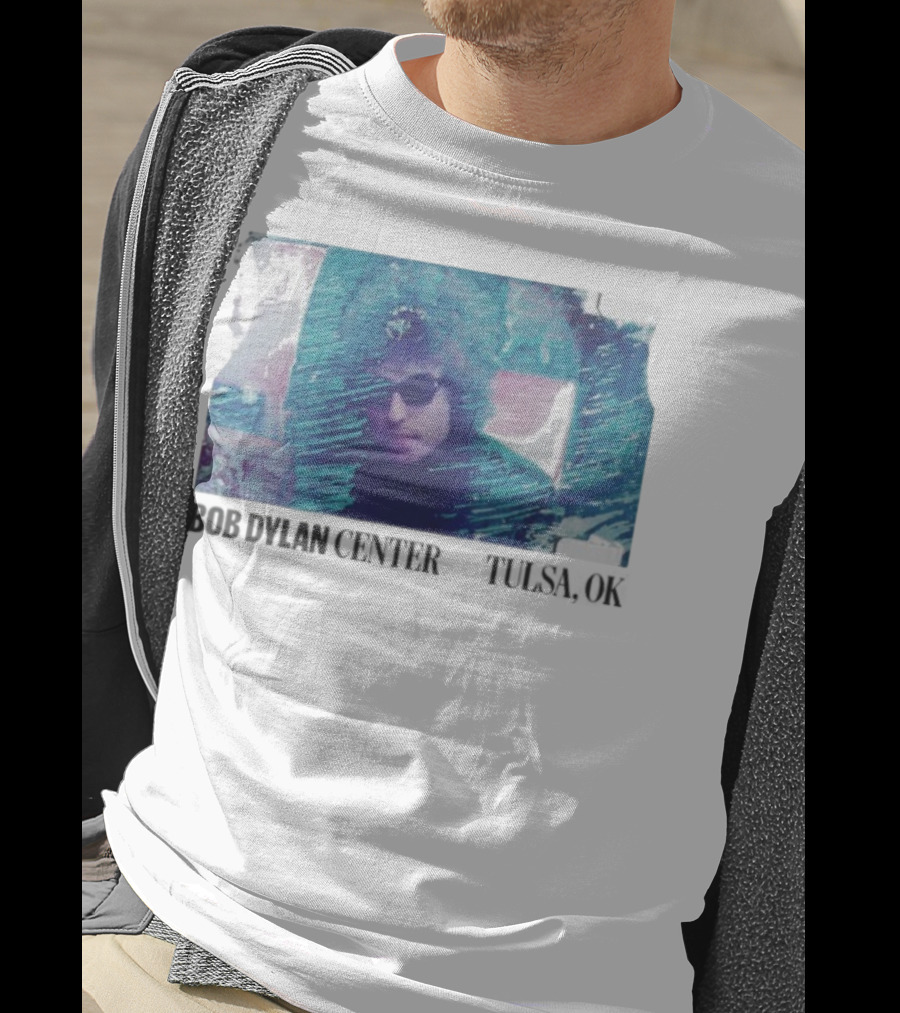Bob Dylan Europe 1966 Tulsa OK Tour Vintage Style Photo T-Shirt