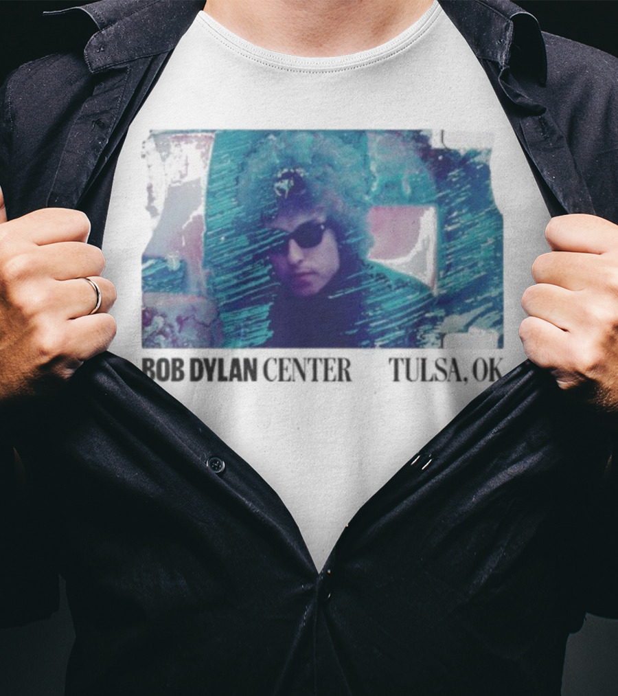 Bob Dylan Europe 1966 Tulsa OK Tour Vintage Style Photo T-Shirt
