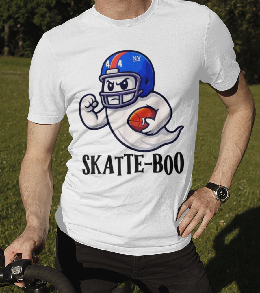 New York Giants Skatte-Boo Ghost Halloween Football Spirit T-Shirt