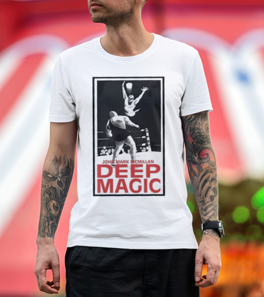 John Mark McMillan Deep Magic Wrestling Illustration T-Shirt