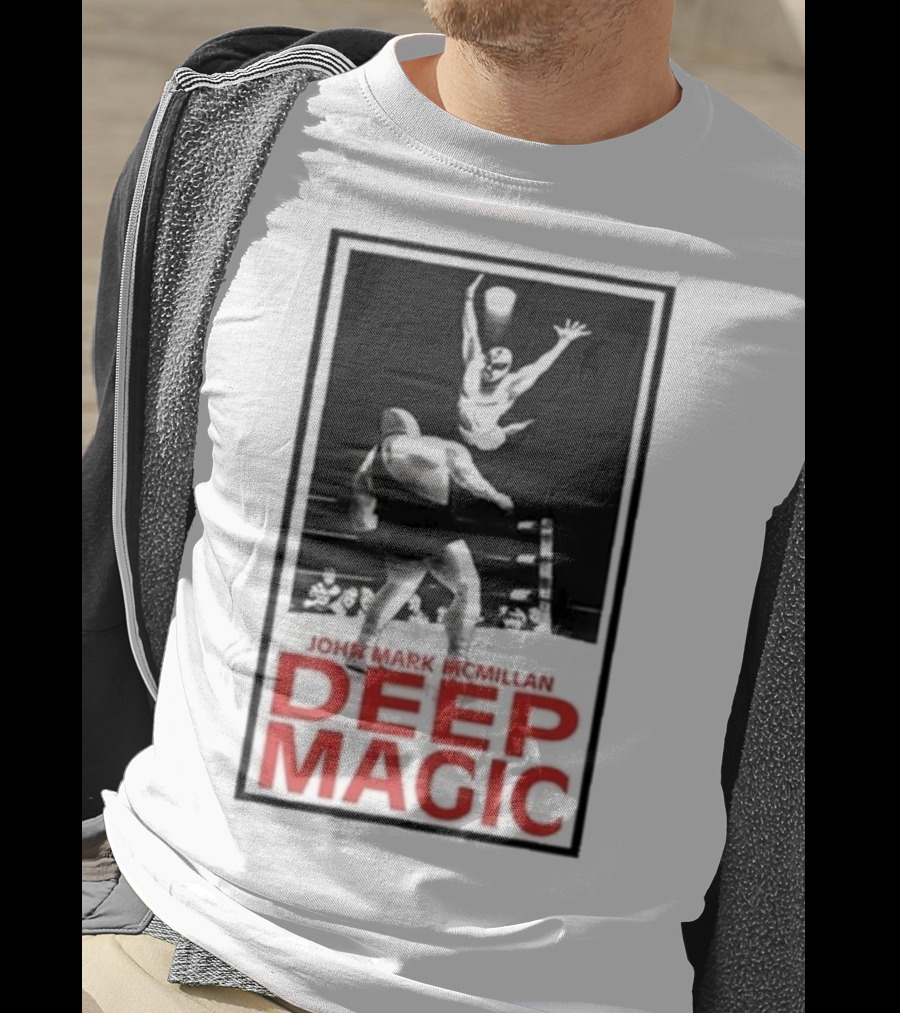 John Mark McMillan Deep Magic Wrestling Illustration T-Shirt