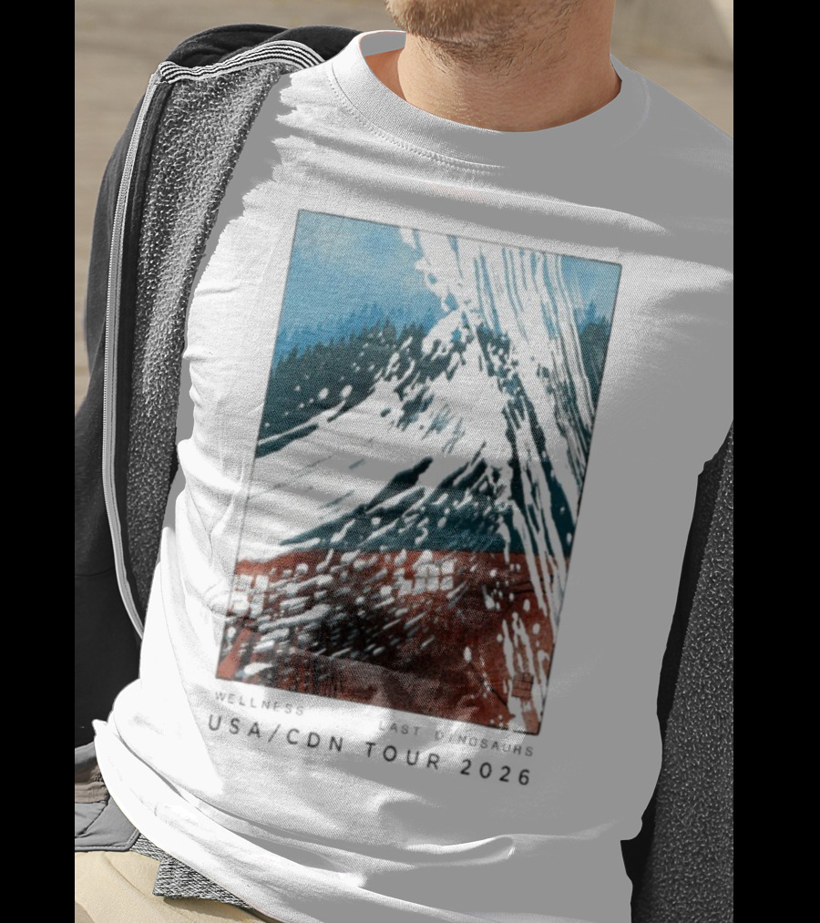 Wellness Last Dinosaurs USA CDN Tour 2026 T-Shirt
