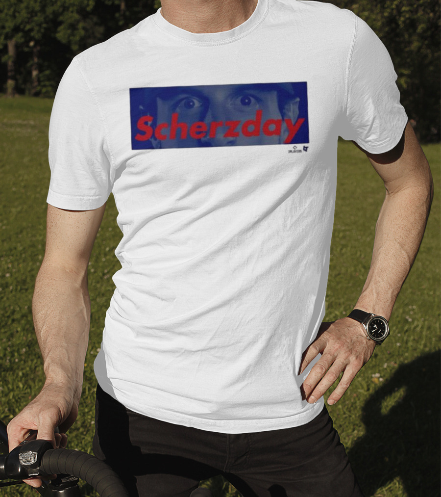 Max Scherzer Scherzday Eyes Toronto Blue Jays T-Shirt